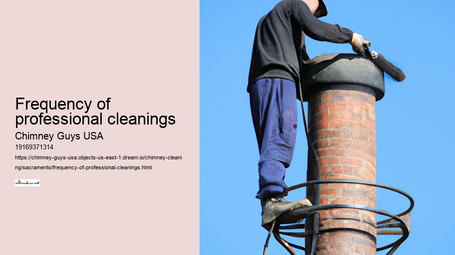 Frequency of professional cleanings